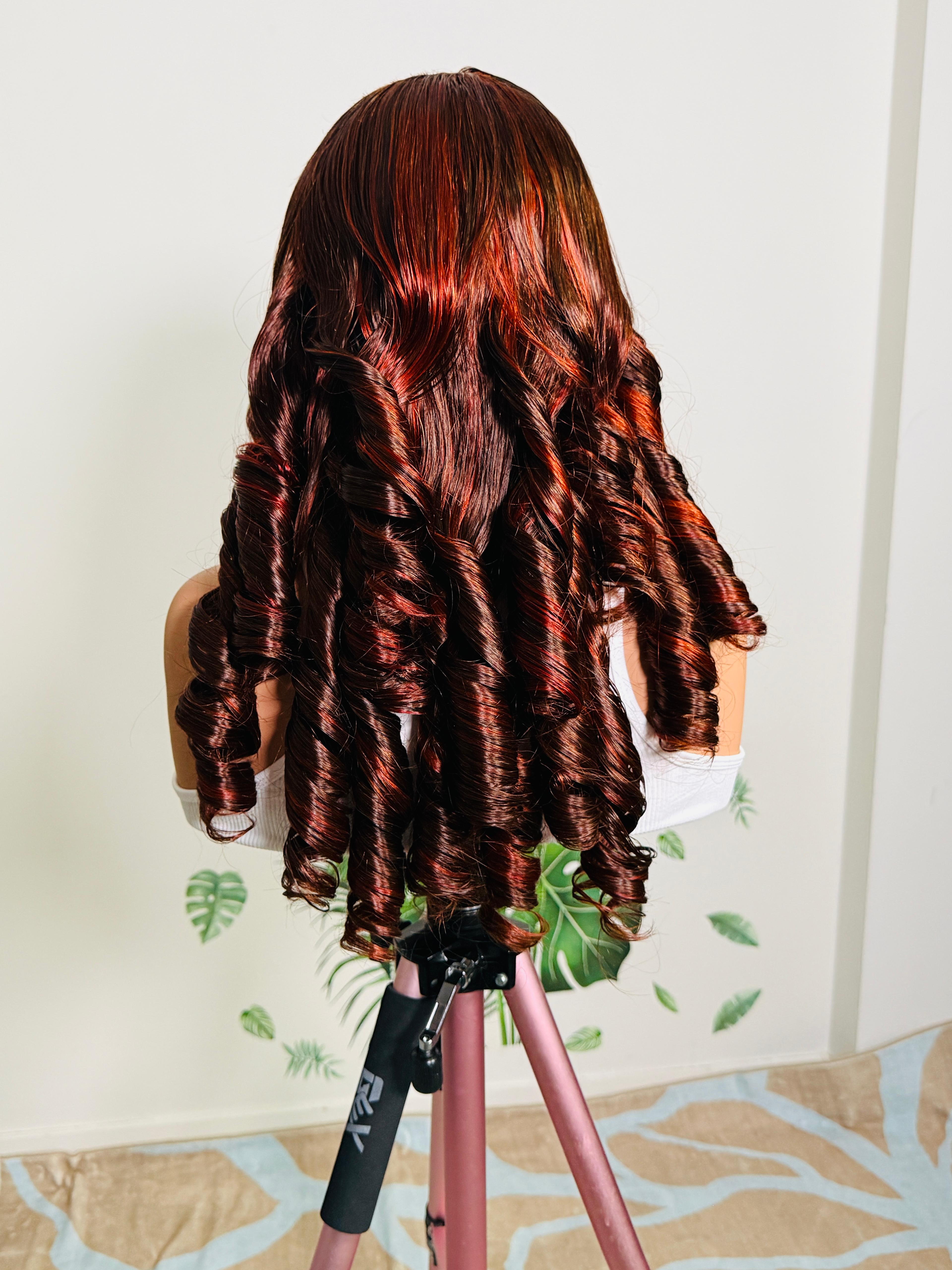 GINGER ORCHID BOUNCY HAIR